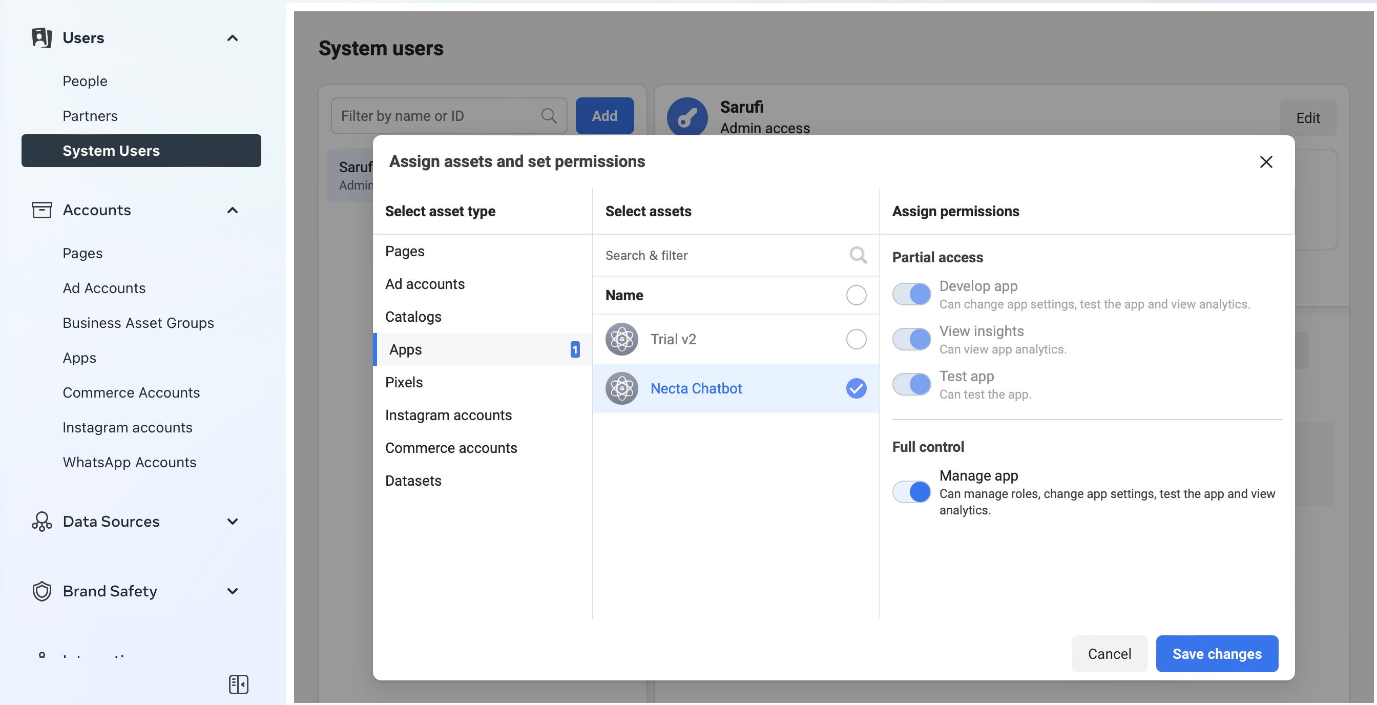 Adding App to assets