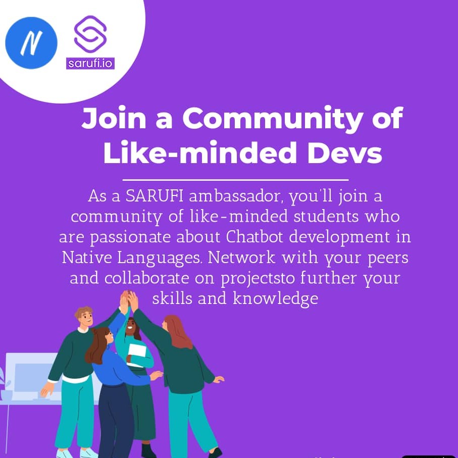 Benefits: Join community of passionate individuals